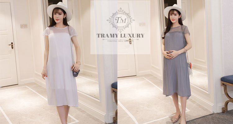 Váy Bầu Xinh Xếp Ly giá rẻ Tháng 2,2024|BigGo Việt Nam