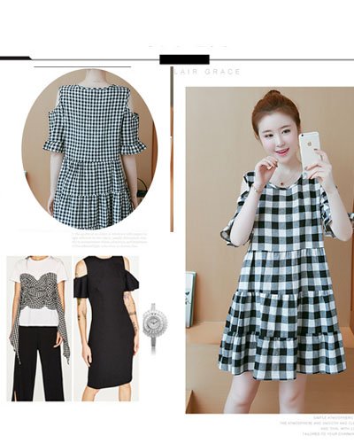Đầm Maxi dây Dễ thương Kẻ sọc caro Form rộng Mùa Hè Ulzzang Hàn Quốc Váy  Midi dài Cute Tiểu thư Thời trang   HolCim  Kênh Xây Dựng Và Nội Thất