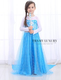 Váy công chúa Elsa cho bé Frozen 2020  Trang Phục Biểu Diễn Ấn Tượng