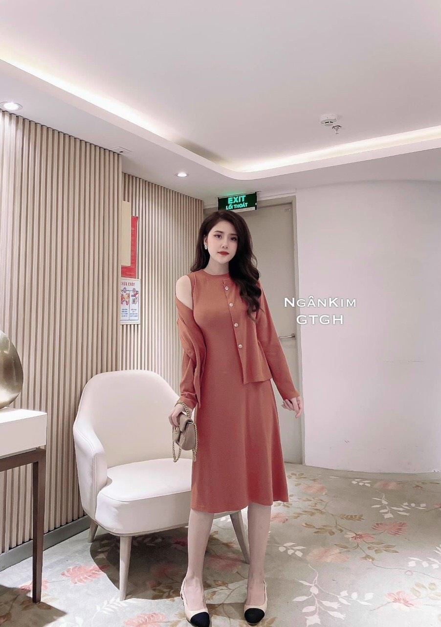 Váy bầu Đen Giả Yếm | Shopee Việt Nam